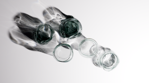 Glass Optics 3D CGI