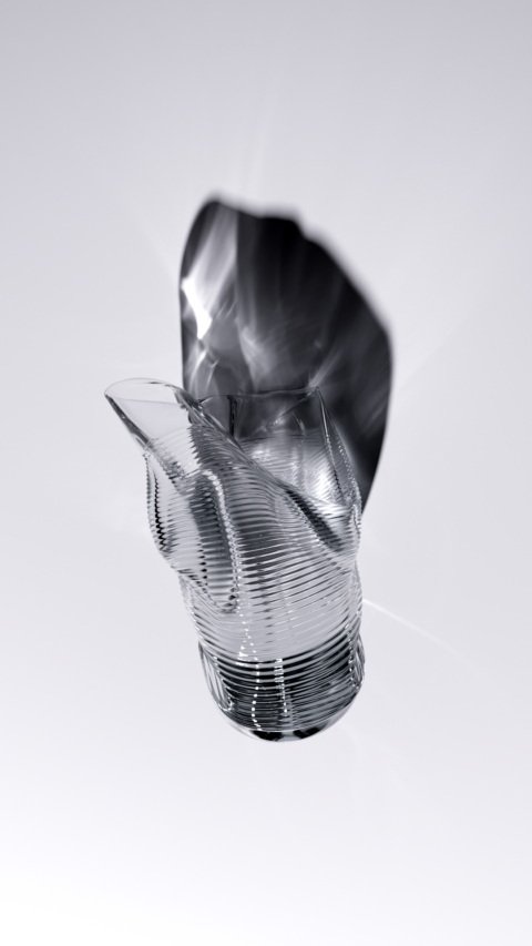 Glass Optics 3D CGI